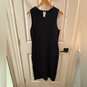 NWOT Joie Classic Black Midi Dress